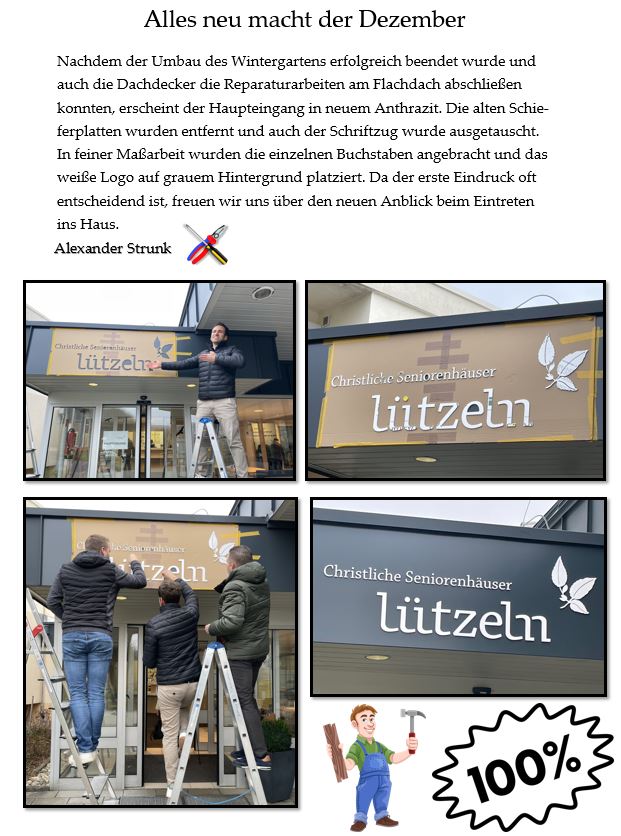 Alles neu macht der Dezember