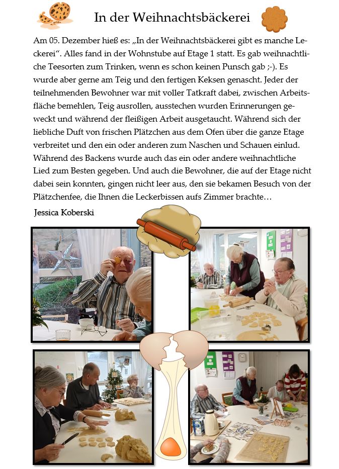 In der Weihnachtsbäckerei