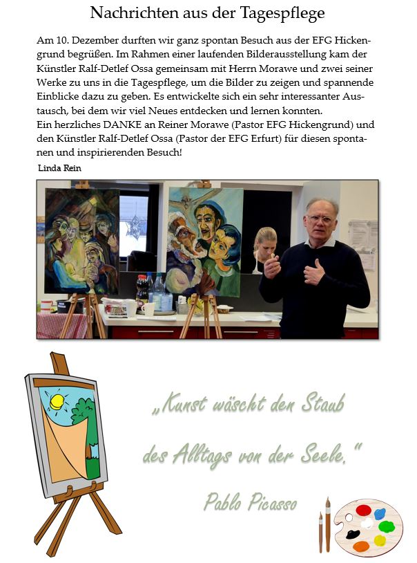 Nachrichten aus der Tagespflege Seite 1